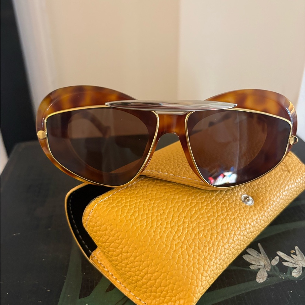 Loewe Double Frame tortoise sunglasses